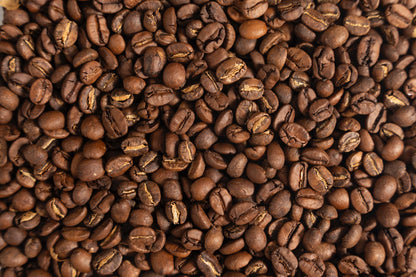 Whole roasted beans for Anomaly Coffee Blend No.2.