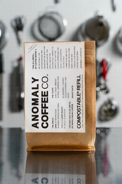 Anomaly Coffee Single Origin No.4 tin. The label in this photo is from a previous lot; see the description for the current coffee.